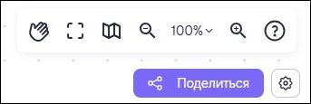 Кнопка доступа и нижняя панель